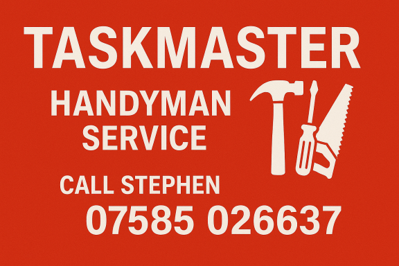 Carmarthen Handyman Carmarthen Handyman Service with tools and contact information for Stephen.